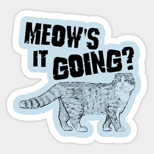 Meow it going? Sticker